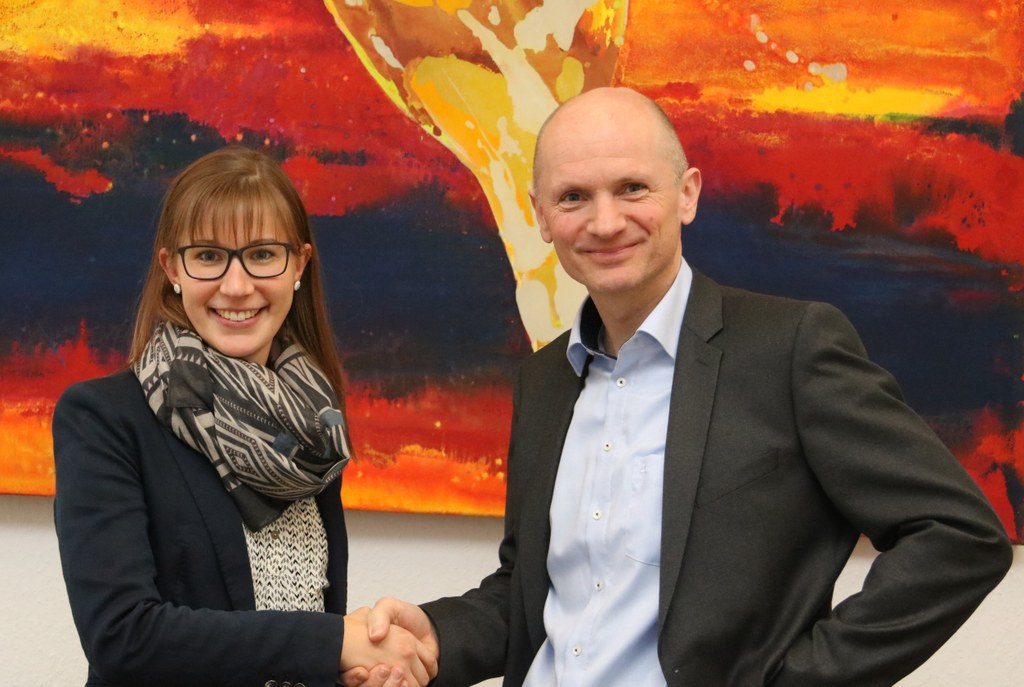 Rebecca Hartmann und Dr. Matthias Welpmann